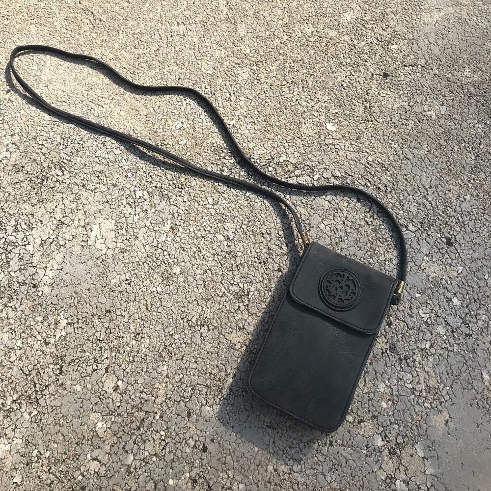 Dark Grey Phone Pouch